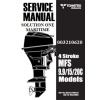 Tohatsu Outboard Service Manual Four Stroke 9.9 hp, 15 hp & 18 hp C Models 003210620