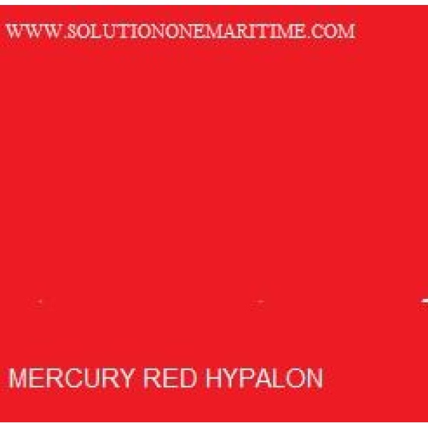MERCURY Hypalon Material Red 1 Square Foot FT